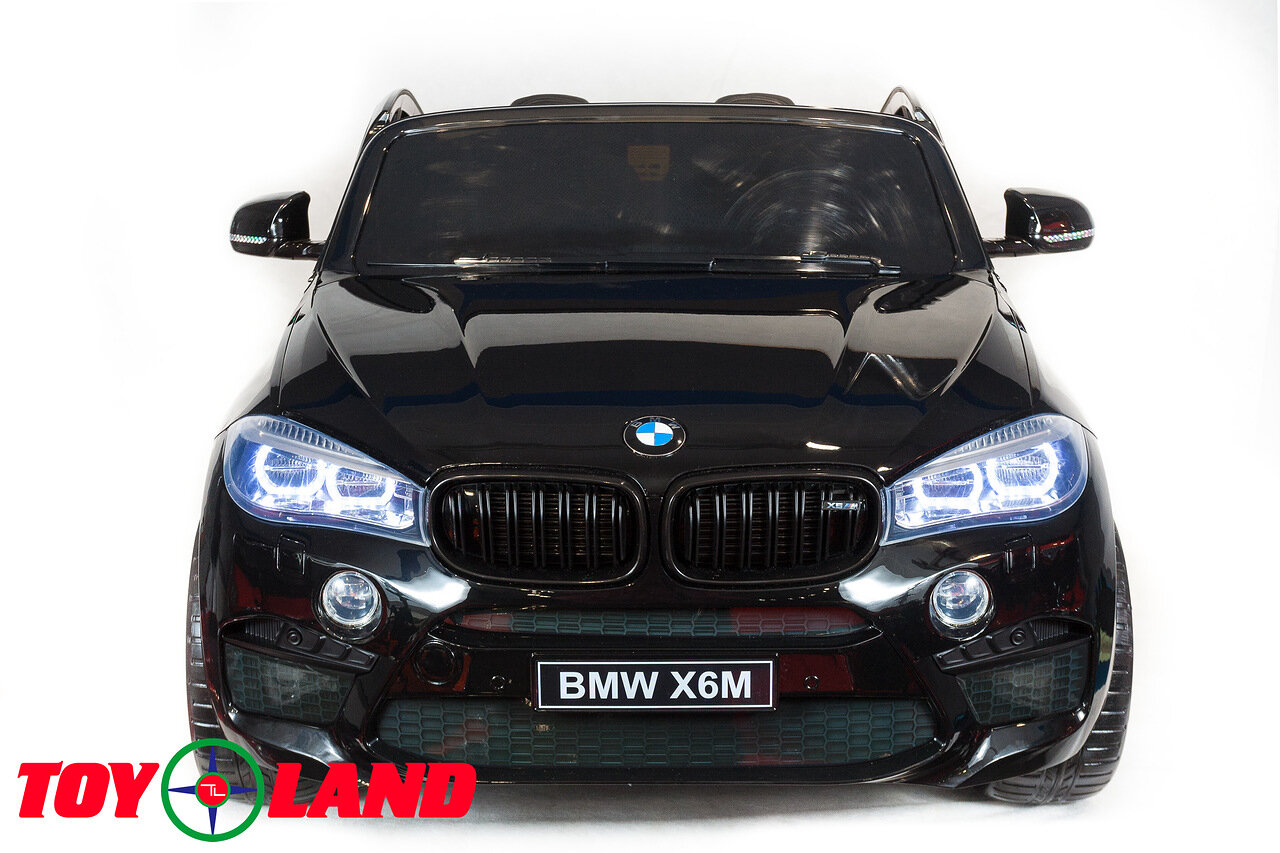 Электромобиль ToyLand BMW X6 mini черного цвета  